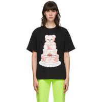 Moschino Cake Teddy Bear T-Shirt Black