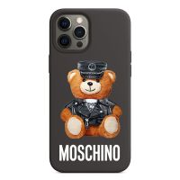 Moschino Dressed Teddy Bear iPhone Case Black