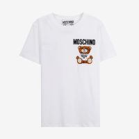 Moschino Little Furry Teddy Bear T-Shirt White