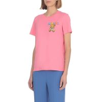 Moschino Little Inflatable Teddy Bear T-Shirt Pink