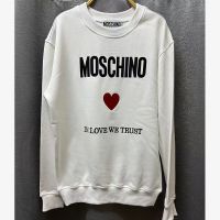 Moschino In Love We Trust Sweater White