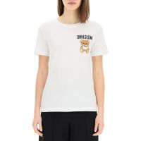Moschino Little Inside Out Teddy Bear T-Shirt White
