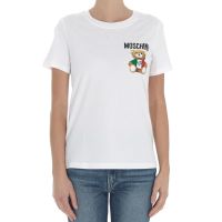 Moschino Little Italian Teddy Bear T-Shirt White