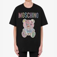 Moschino Jeweled Teddy Bear T-Shirt Black