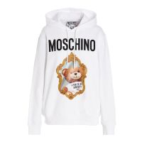Moschino Mirror Teddy Bear Sweatshirt White