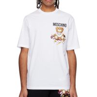 Moschino Little Tailor Teddy Bear T-Shirt White