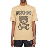 Moschino Mesh Teddy Bear T-Shirt Beige
