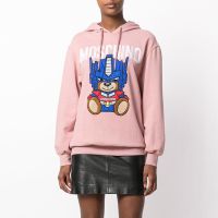 Moschino Transformer Teddy Bear Sweatshirt Pink