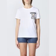 Moschino Little Patchwork Teddy Bear T-Shirt White
