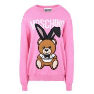 Moschino Playboy Teddy Bear Sweater Pink