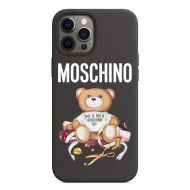 Moschino Tailor Teddy Bear iPhone Case Black