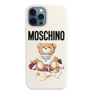 Moschino Tailor Teddy Bear iPhone Case White