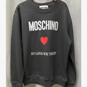 Moschino In Love We Trust Sweater Black