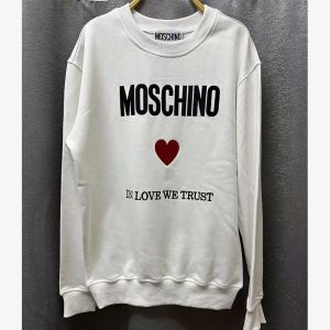 Moschino In Love We Trust Sweater White