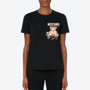 Moschino Little Tailor Teddy Bear T-Shirt Black