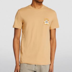 Moschino Little Teddy Patch T-Shirt Beige